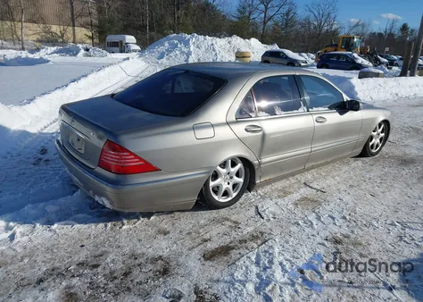 2004 Mercedes-Benz S 430 4Matic из США, поврежденный, VIN WDBNG83J44A417088